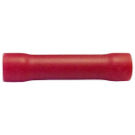 Red Butt Connector, Vinyl, Butted, 18-22 Gauge, 100 Count Bag