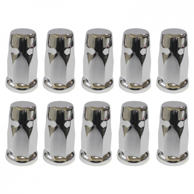 Nut Cover, 33MM King Crown Style Nut Cover, 1 Package of 10