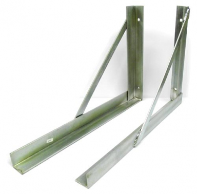 Galvanized Steel Mounting Bracket Pair for 18" Deep Toolboxes