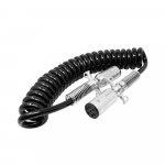 15' Non ABS Coiled Cable With 12" Leads