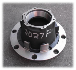 Outboard-Mount Trailer Hub, Use with 63680F Drum, ABS, Bearings: HM218248 Inner, HM212049 Outer