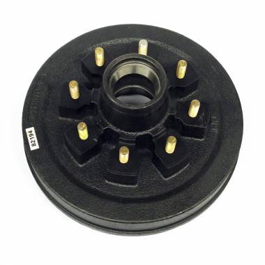 Hub & Drum Assembly for Dexter 5.2K - 7K Axles with 12" x 2" Brakes, 8 on 6.5" BC, 1/2" Studs
