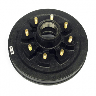 Hub & Drum Assembly for Dexter 5.2K - 7K Axles with 12" x 2" Brakes, 8 on 6.5" BC, 1/2" Studs