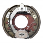12-1/4" x 3-3/8" LH Electric Brake Assy w/ 5-Hole Cast Backing Plate for Certain Imported Axles