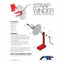 Stake Pocket Mounted Strap Winder for 2" and 4" Straps