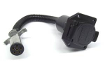 6-Way Round to 7-Way RV Blade Adapter