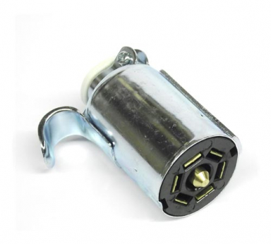 Metal 7-Way Blade RV Trailer Wiring Plug