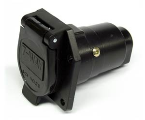 7-Way Blade RV Trailer Wiring Receptacle