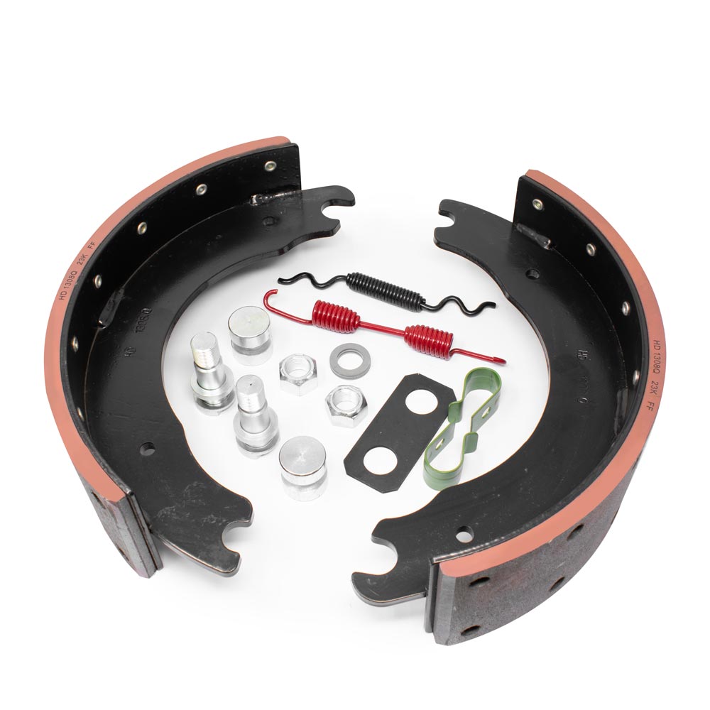 Pro Trucking Products Air Brake Shoes & Hardware Kit for Meritor 15" x