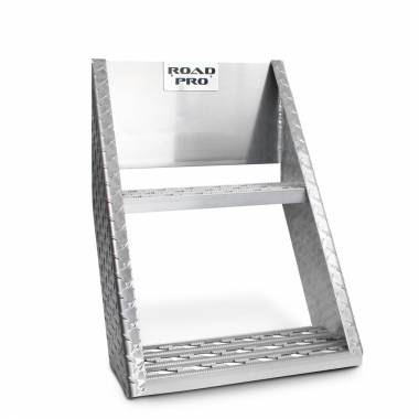 Diamond Plate Aluminum Truck Frame Step, 18" Wide