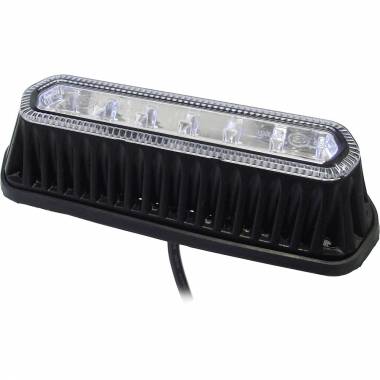 305A Surface-Mount Amber Warning Light, Clear Lens, 10-30 Volts DC