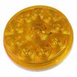 4" Round Amber Turn Signal Light - 10 LEDs