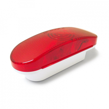 Incandescent 6" Oval Stop/Tail/Turn Signal Light, Sealed Housing, Grommet-Mounted
