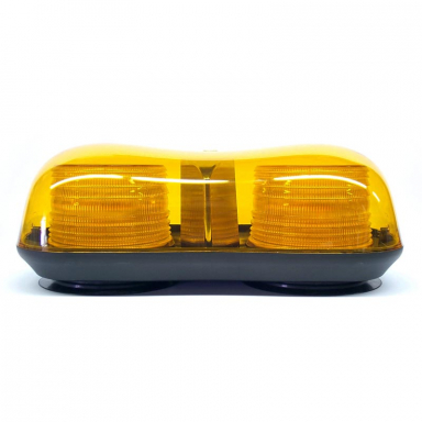 Amber Mini Light Bar LED Warning Lamp - Magnet Mount (12-Volt)