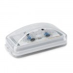 Clear Short Rectangular White Utility Light