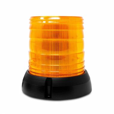 2501A High Profile Amber LED Light Beacon - Pipe, Screw, & Stud Mount (12-Volt)