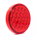 4" Round Red Stop Tail Turn Light - 24 LEDs