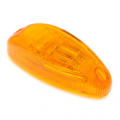 11 LED Auxiliary Side Marker/Turn Signal Light, Amber Lens, Amber LEDs