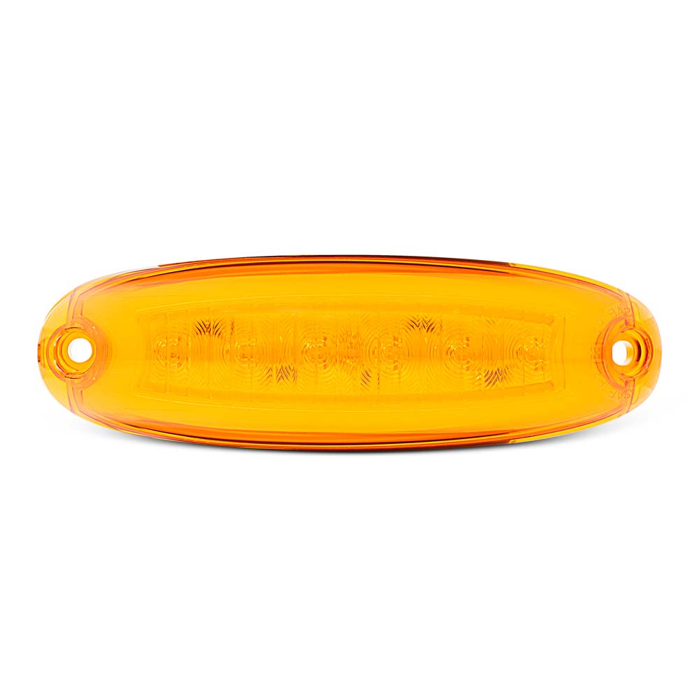 3 Amber LED Reflector Cab Light For 2008-2017 Freightliner Cascadia - Clear Lens, 36952 - View #9