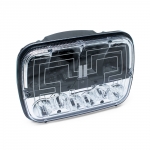Pro LED 6054HT 5" x 7" High/Low Beam 50W Heated De-Icing LED Headlight