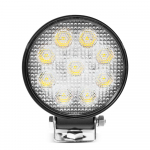 High Power 4" Round LED Work Light With Flood Light Pattern