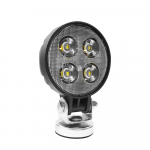 LED Work/Utility Light, 3-1/2" Diameter, Magnet Mount, 32ft. Cord