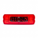 LED Marker/Clearance Light, Red Lens, Red LEDs (Heavy Duty Version)