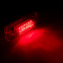 LED Marker/Clearance Light, Red Lens, Red LEDs (Heavy Duty Version)