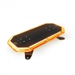 Stellar Vision 18 Low Profile Amber LED Warning Light Bar With 19 Flash Patterns, 10-30 Volt DC