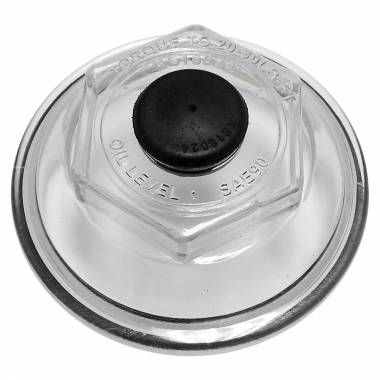 7139 Screw-On Hub Cap with O-Ring and Plug for Dexter 10K, 12K, 15K, and 13D Hubs, 4"-12 Thread