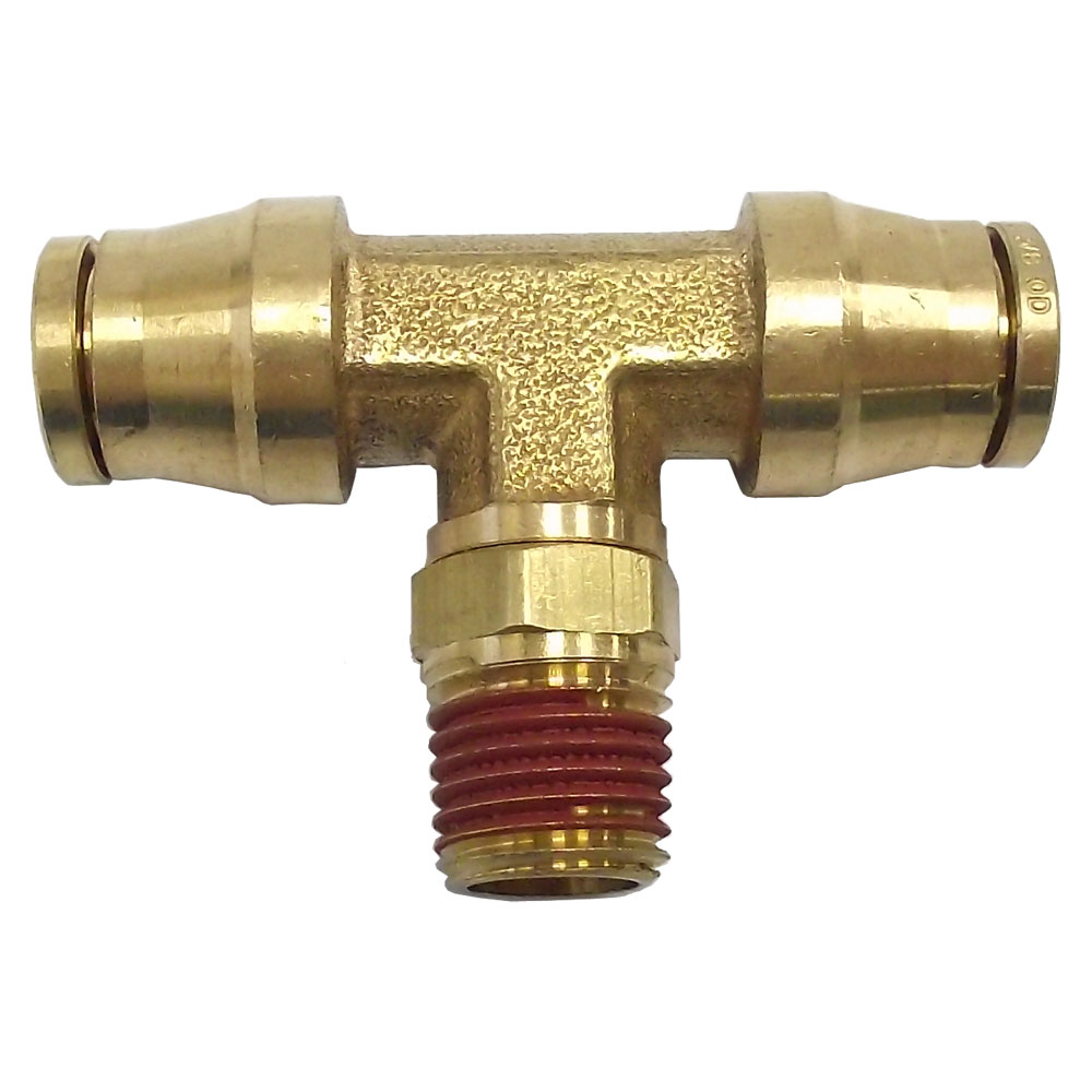 Pro Trucking Products 1/4" Pipe Thread X 3/8" PushLock Male Branch