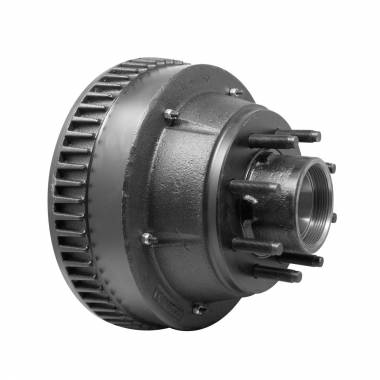 10K Hub/Drum, Flat Faced 8 on 6.50″ Bolt Circle, Oil Bath - Armature Plate Included