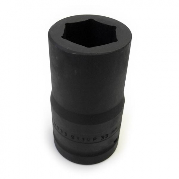 1" Drive, 33mm 6-Point Deep Impact Wrench Socket, Made in North America
