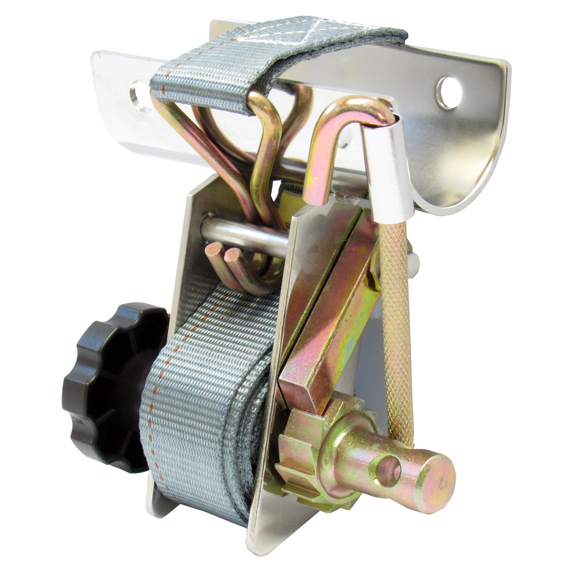 Pro Trucking Products Polished Stainless Steel Ladder Rack Ratchet