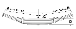 Reyco 7 Leaf 102CC Truck Rear Single Axle Leaf Spring