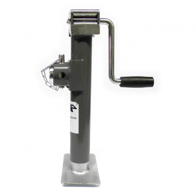 Weld-On Tube Trailer Jack, Sidewind, 5,000 lbs.Lift Capacity, 6.4" Clearance