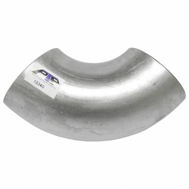 90 Degree 5" OD-OD Aluminized Exhaust Elbow - 5.5" Legs, 5.5" Radius