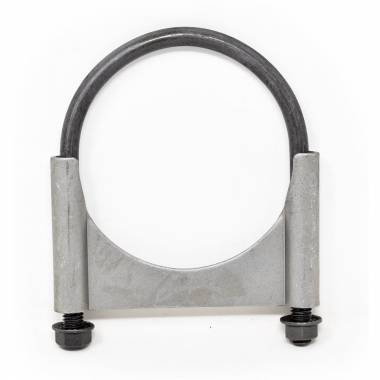 T400 Guillotine Style Exhaust U Clamp, Fits 4" Round Exhaust Pipes
