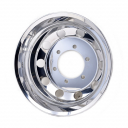 Hub Piloted 17.5" X 6" Polished Aluminum 6-Hole Wheel