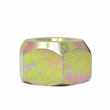 LH Wheel Nut for Single Mounted Wheels, 3/4"-16 Thread, 1-1/2" Hex, 7/8" Tall