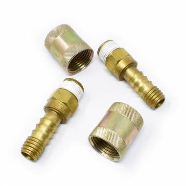 Brass Air Brake Hose Menders, 1/2" ID X 3/8" NPT