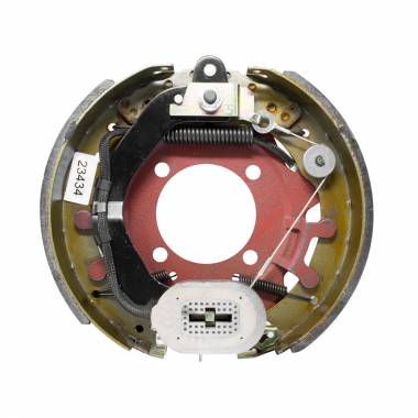 12-1/4" x 3-3/8" 8K FSA LH Electric Brake Assy with 4 Bolt Backing Plate for Dexter Trailer Axles