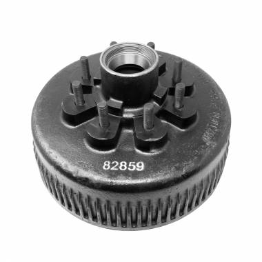 12-1/4" x 3-3/8" Hub/Drum For Dexter 8K Trailer Axles (Oil) 8 on 6.50", 9/16" Studs