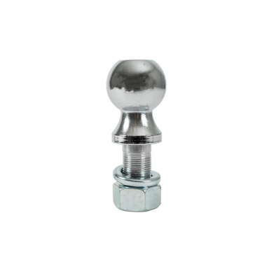 Chrome Hitch Ball, 2" Ball Dia, 1" Shank Dia