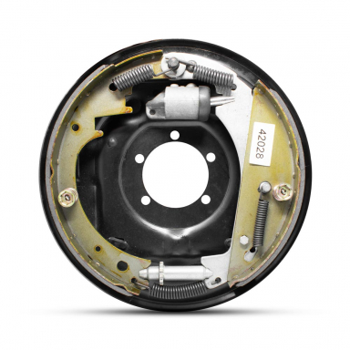 12" x 2" RH Hydraulic Free Backing Brake Assembly, 5 Hole Mount