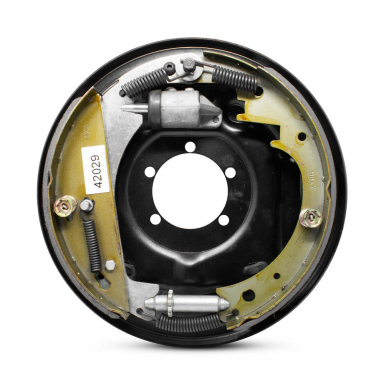 12" x 2" LH Hydraulic Free Backing Brake Assembly, 5 Hole Mount