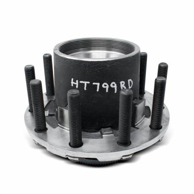 HT799RD Fruehauf ProPar Trailer Hub, Outboard Mount, Includes Studs For Aluminum Wheels