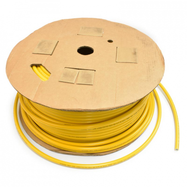 1/2" O.D. Yellow Nylon Air Brake Tubing, 500' Roll