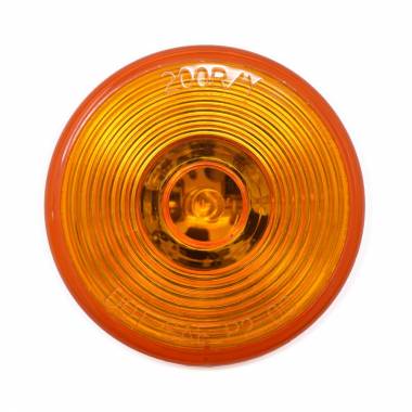 200YCMV 10-30 Volt Amber LED Marker Light with Circle Lens, 2" Round