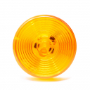 2" Round Amber LED Clearance/Marker Light With Starburst Pattern, 10 LEDs